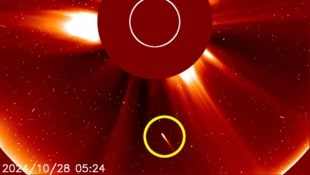 (Bild: ESA/NASA/SOHO, krone.at-Grafik)