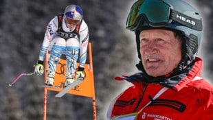 Franz Klammer (re.) kann die vermeintlichen Comeback-Pläne von Lindsey Vonn nicht nachvollziehen. (Bild: GEPA/GEPA pictures)