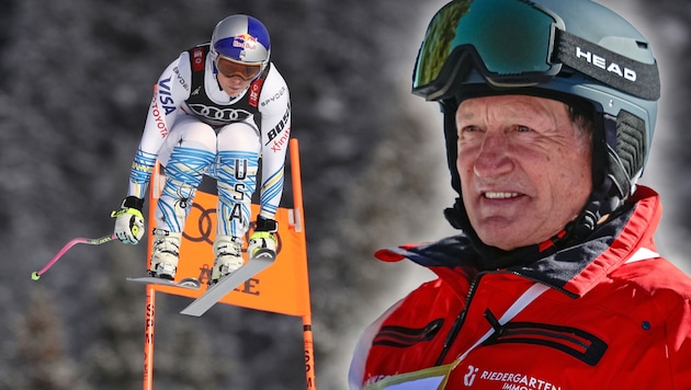 Franz Klammer (re.) kann die vermeintlichen Comeback-Pläne von Lindsey Vonn nicht nachvollziehen. (Bild: GEPA/GEPA pictures)