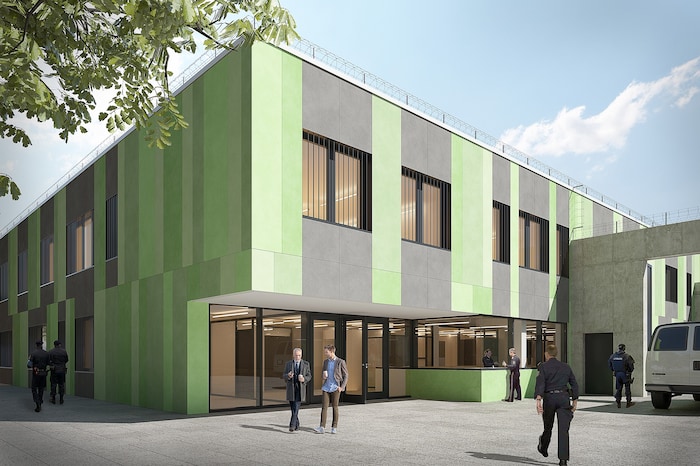 The new prison will have a modern design.