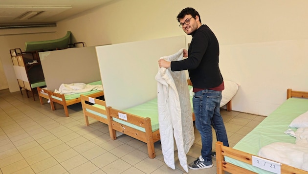 Jakob Url runs the Caritas winter emergency shelter in Graz (Bild: Jauschowetz Christian/Christian Jauschowetz)