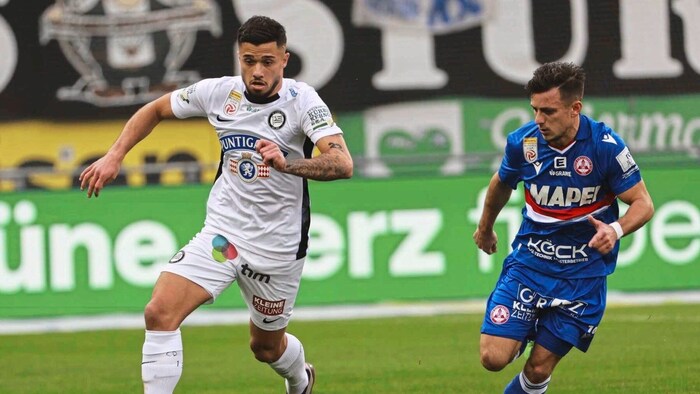 Nach Sperre ist Jusuf Gazibegovic (l.), Einsatzrekordler der Feldspieler, im Cup wieder frisch.