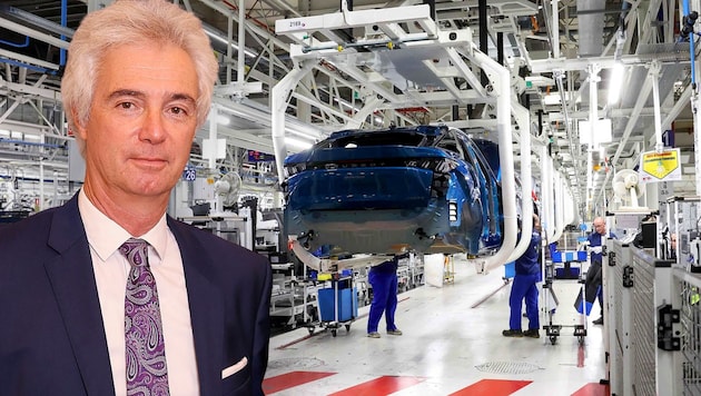 AMAG supplies both the electric vehicle industry and manufacturers of classic combustion engines - "we are well positioned in this respect," says CEO Helmut Kaufmann. (Bild: Krone KREATIV/AFP, AMAG)