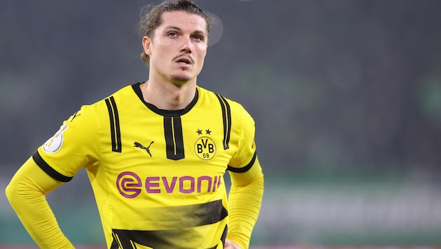 Steht Marcel Sabitzer etwa vor dem Abschied beim BVB? (Bild: AFP/Ronny HARTMANN)