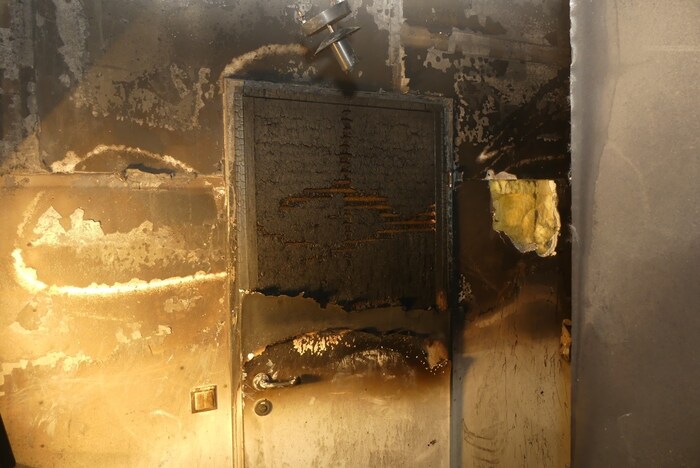 The damage in the apartment was extensive.