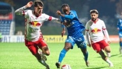 Für Luka Reischl (li.) und Co. ist das Jahr in der zweiten Liga bald zu Ende. (Bild: GEPA/GEPA pictures)