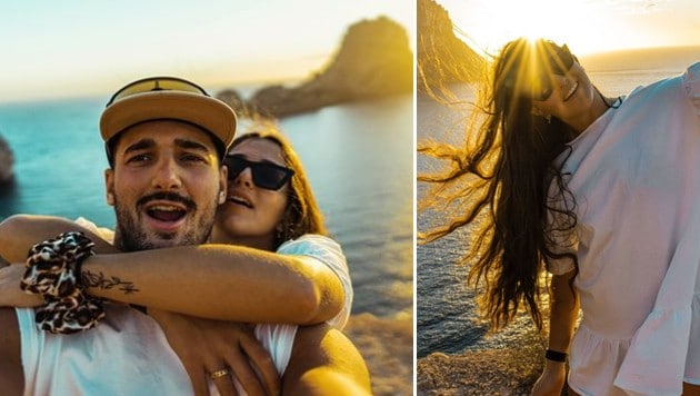 A few days before the terrible accident, Matilde Lorenzi and her boyfriend Federico Tomasoni were enjoying a vacation in Ibiza. (Bild: instagram.com/fedetoom, instagram.com/mati.lorenzi)