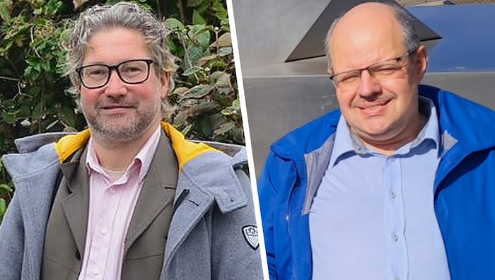 David Behling (li.) wechselt von der SPÖ zu den Neos, Peter Terzer (bisher FPÖ) gründet eine eigene Liste. 