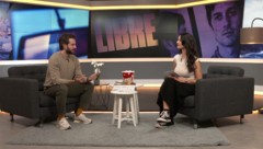 „Krone“ Kino- und Streaming-Experte Kálmán Gergely im Talk mit krone.tv-Moderatorin Annie Müller Martínez. (Bild: krone.tv)