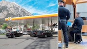 An dieser Tankstelle im Tiroler Telfs kam es zur Amokfahrt.