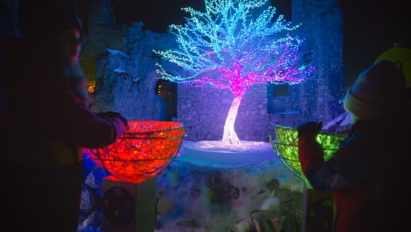 The Lumagica light park also casts a spell over visitors. (Bild: Naturparkregion Reutte/Robert Eder)