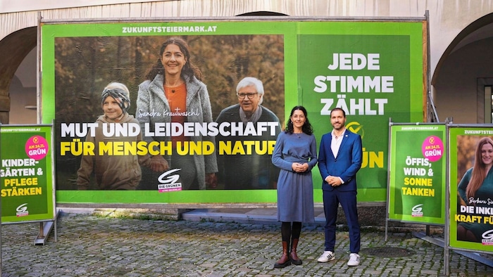 Jede Stimme zählt – die Grünen wollen mit Sandra Krautwaschl, Mut und Leidenschaft im Wahlkampf ...