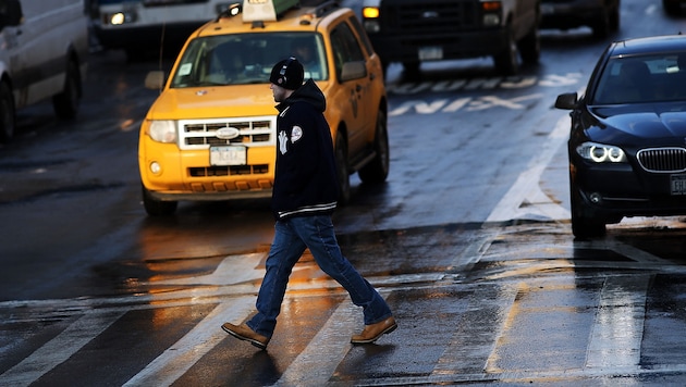 The US government has announced that it will abolish the vehicle toll in New York (symbolic image). (Bild: AFP SPENCER PLATT)