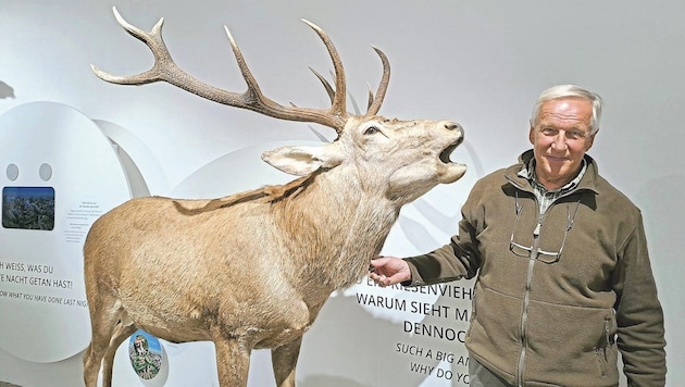 Walter Pucher im Nationalparkzentrum Mallnitz.Walter Pucher, der Landesobmann der Kärntner Berufsjäger, im Nationalparkzentrum Bios in Mallnitz. (Bild: Kogler Christina Natascha/Christina Natascha Kogler)