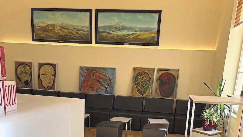 The salvaged Schüßler works will be on display in Wolfsberg town hall until the end of the year (Bild: zVg)