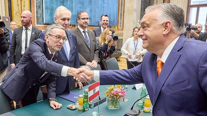 Viktor Orbán in Vienna - his visit in pictures