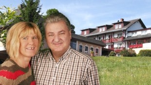 Sonja und Klaus Klathuber führten seit 1984 den Weststeirischen Hof. (Bild: Krone KREATIV/Familie Kalthuber)