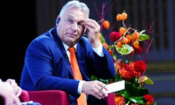Viktor Orbán bei einer Debatte über „Frieden in Europa“ in den Wiener Sofiensälen