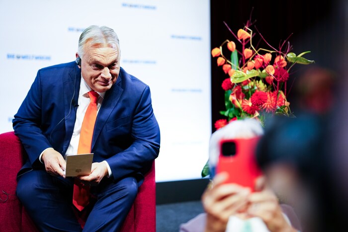 Der ungarische Ministerpräsident fühlte sich in Wien sichtlich wohl.