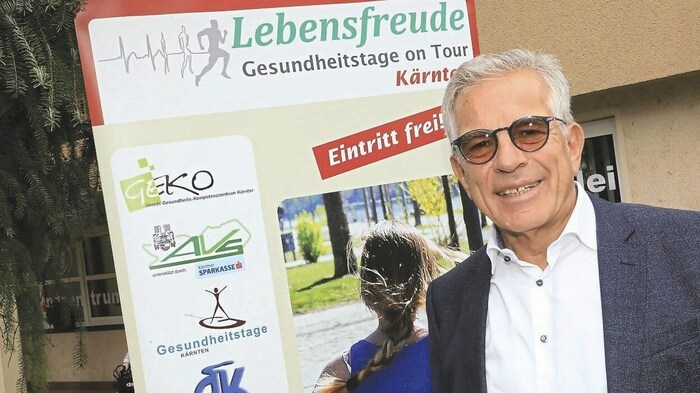 Medical doctor Michael Ausserwinkler will give the opening lecture at the health fair in Villach ...