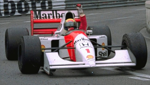 Ayrton Senna ist und bleibt einer der größten Helden der Formel 1. (Bild: AP ( via APA) Austria Presse Agentur/ASSOCIATED PRESS)