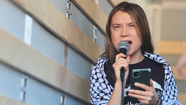 Klima-Aktivistin Greta Thunberg warnt vor Donald Trump. (Bild: AFP)