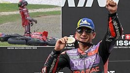 Jorge Martin gewann das Sprintrennen in Malaysia, Francesco Bagnaia stürzte.  (Bild: APA/AFP/Lillian SUWANRUMPHA, twitter.com/_rik46)