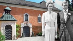 Nach der Hochzeit verbrachten Edward und Wallis Simpson ihren Honeymoon auf einem Kärntner Schloss. (Bild: Krone KREATIV/joadl/ AFP)