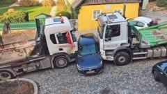 Ein Lkw, der sich verselbstständigte, sorgte vor Kurzem für gehörigen Blechschaden. (Bild: zVg, Krone KREATIV)