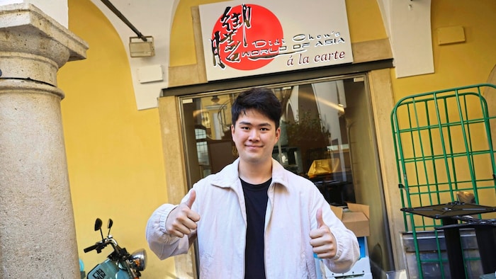 Daniel Wu runs the new Asian restaurant Didi Chen's World of Aisa à la carte in the Paradeishof.