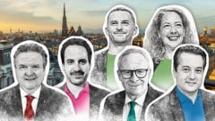 Wir haben Bürgermeister Michael Ludwig (SPÖ, Vizebürgermeister Christoph Wiederkehr (Neos), Karl Mahrer (ÖVP), Dominik Nepp (FPÖ), Peter Kraus und Judith Pühringer (Grüne) sowie alle Stadtressorts befragt. (Bild: Krone KREATIV/Martin Jöchl, Peter Tomschi, Grüne Wien, stock.adobe)