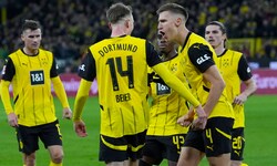 Der Jubel der Dortmund-Spieler