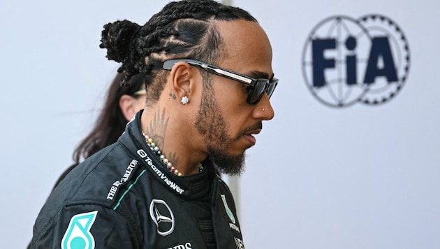 Lewis Hamilton finished the season in seventh place. (Bild: APA/AFP/Patrick T. Fallon)