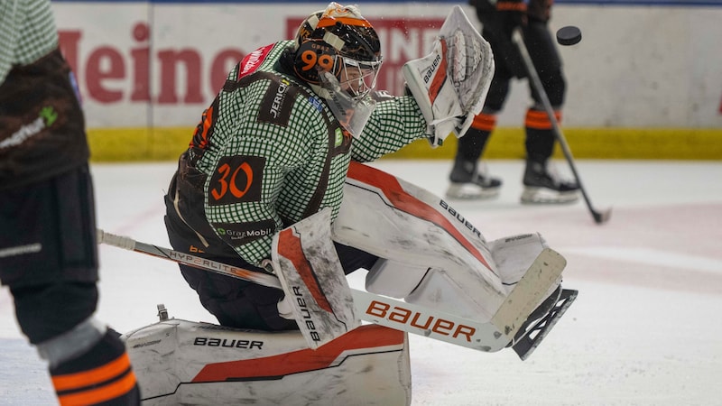 The 99ers played against Vorarlberg in a special traditional costume jersey. (Bild: GEPA pictures)