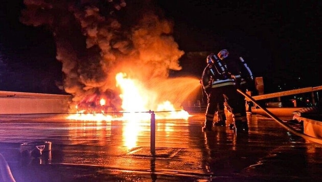 Brandalarm auf einem Firmenareal in Lienz Mitte September: Nun  (Bild: Philipp Brunner)