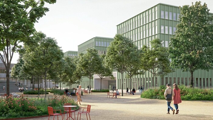 Lots of greenery and light-flooded interior spaces are intended to ensure a high quality of ...