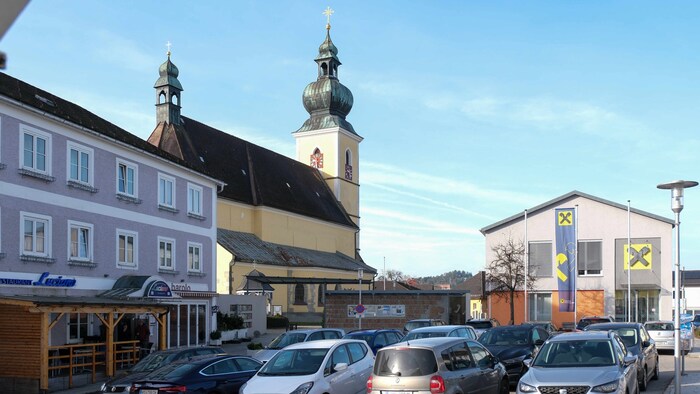 The church in Altenfelden was well attended on Sunday.