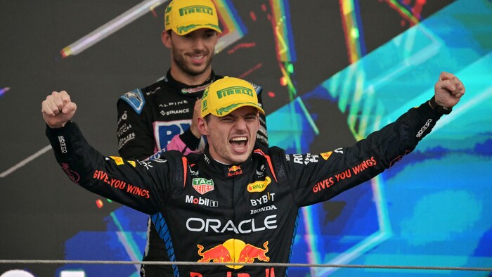 Großer Jubel bei Max Verstappen