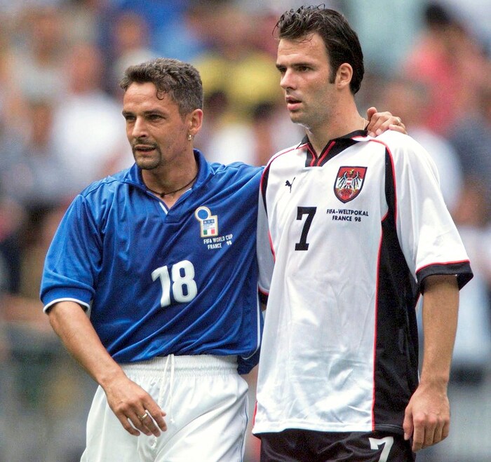 Mit Italien-Legende Roberto Baggio