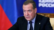 Der stellvertretende Vorsitzende des Sicherheitsrates und ehemalige russische Präsident Dmitrij ...