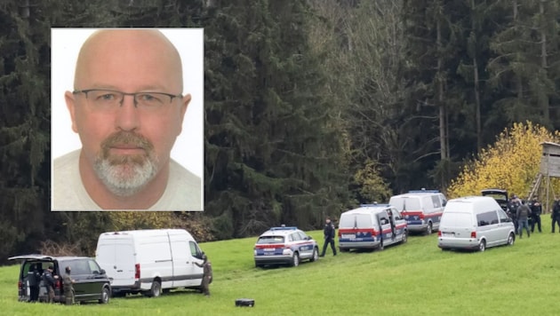 Roland Drexler shot two people and killed himself. A state of emergency prevailed in the Mühlviertel during the manhunt for him. (Bild: Werner Kerschbaummayr)