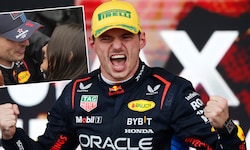 Max Verstappen raste von Rang 17 zum Sieg – als Belohnung gab’s ein Bussi von seiner Freundin ...