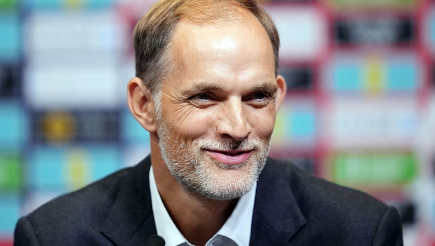 Thomas Tuchel was introduced as the new England team manager in October. (Bild: AP ( via APA) Austria Presse Agentur/ASSOCIATED PRESS)