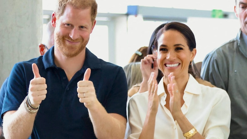 Prinz Harry und Herzogin Meghan (Bild: APA/AFP/Colombian Vice-Presidency/ANDRES CASTILLA)