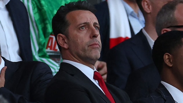 Edu returned to the Gunners in 2019 and is currently sporting director in North London. (Bild: AFP/APA/Adrian DENNIS)