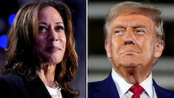 Kamala Harris gegen Donald Trump – die Welt blickt in die USA. (Bild: AP)