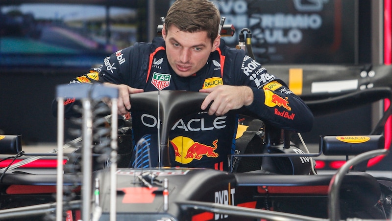 Max Verstappen war nach dem Qualifying stinksauer gewesen, wenig später lieferte er im Rennen eine unfassbare Show ab. (Bild: AFP or licensors)