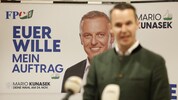 FPÖ-Landesparteisekretär Stefan Hermann (FPÖ) während einer Pressekonferenz der FPÖ Steiermark ...