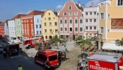 Bei Sanierungsarbeiten stürzten Anfang September zwei Decken eines alten Gebäudes am Schärdinger Stadtplatz ein. (Bild: Pressefoto Scharinger © Daniel Scharinger)