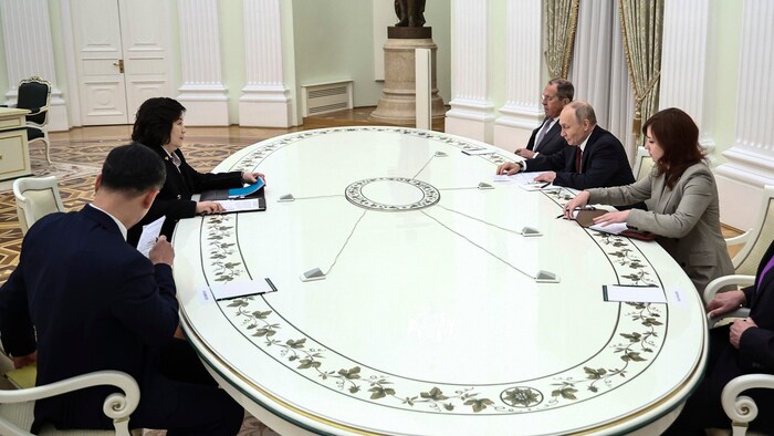 Die Besprechung im Kreml